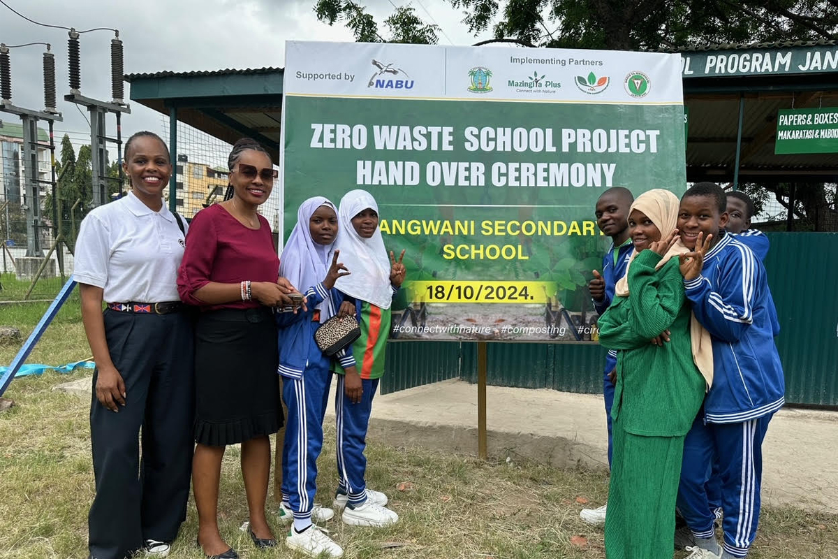 Ella Foundation Joins Mazingira Plus for Zero Waste Project Handover at Jangwani Secondary School